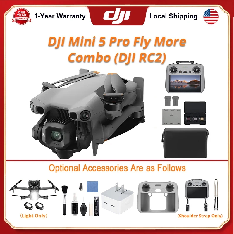 DJI Mini 5 Pro Fly Combo Drone - Drone Video Production ulasan dan harga